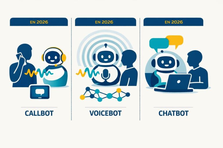 découvrez les différences clés entre callbot, voicebot et chatbot en 2026 pour choisir la solution idéale selon vos besoins en automatisation et interaction client.