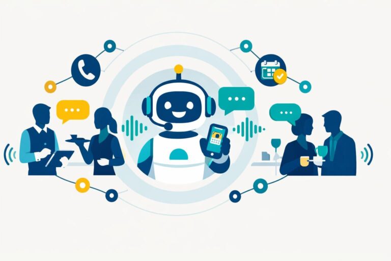 callbot restaurant utilise l'intelligence artificielle pour automatiser les réservations de tables, améliorant l'efficacité et l'expérience client dans votre établissement.