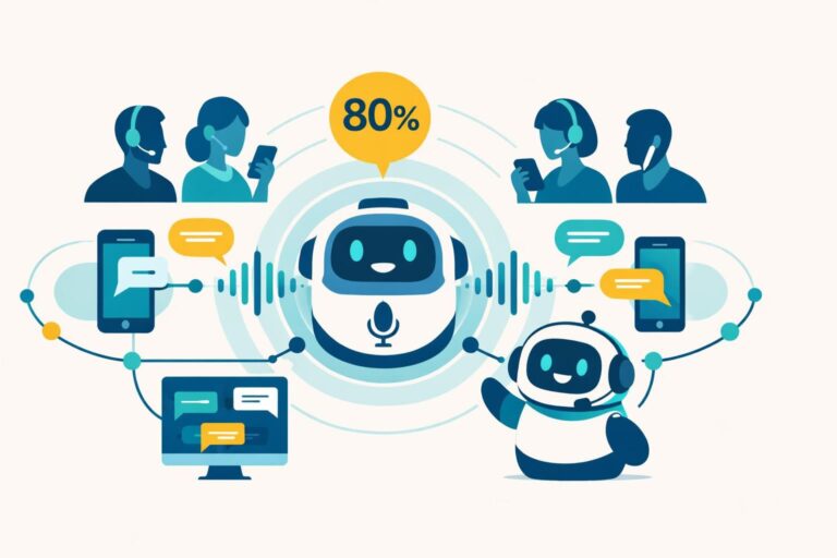 découvrez comment un centre d'appels basé sur l'ia peut automatiser jusqu'à 80% des demandes simples, améliorant ainsi l'efficacité et la satisfaction client.