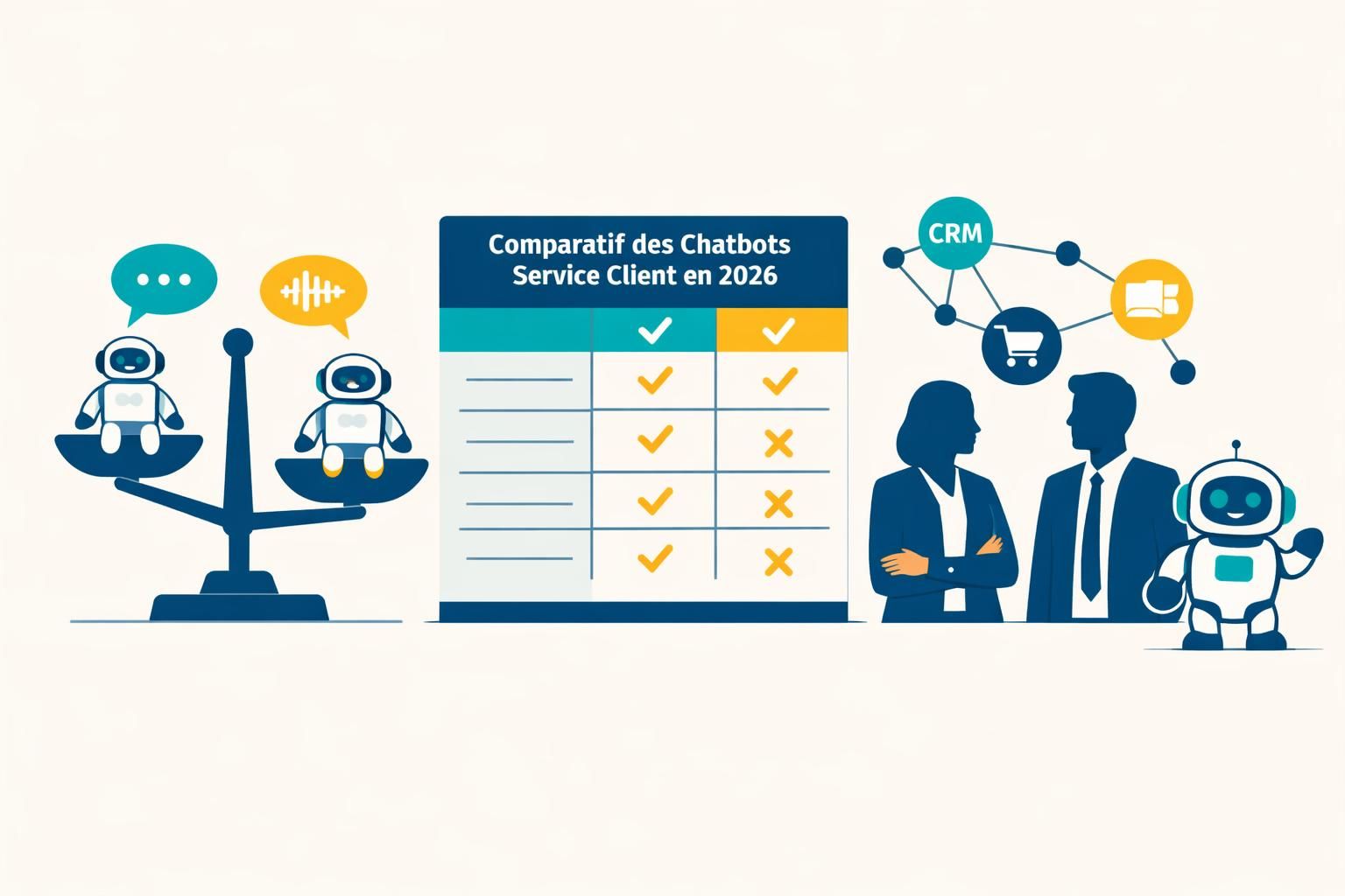 découvrez notre comparatif 2026 des meilleurs chatbots pour le service client. comparez les fonctionnalités, les performances et les prix pour choisir la solution idéale.