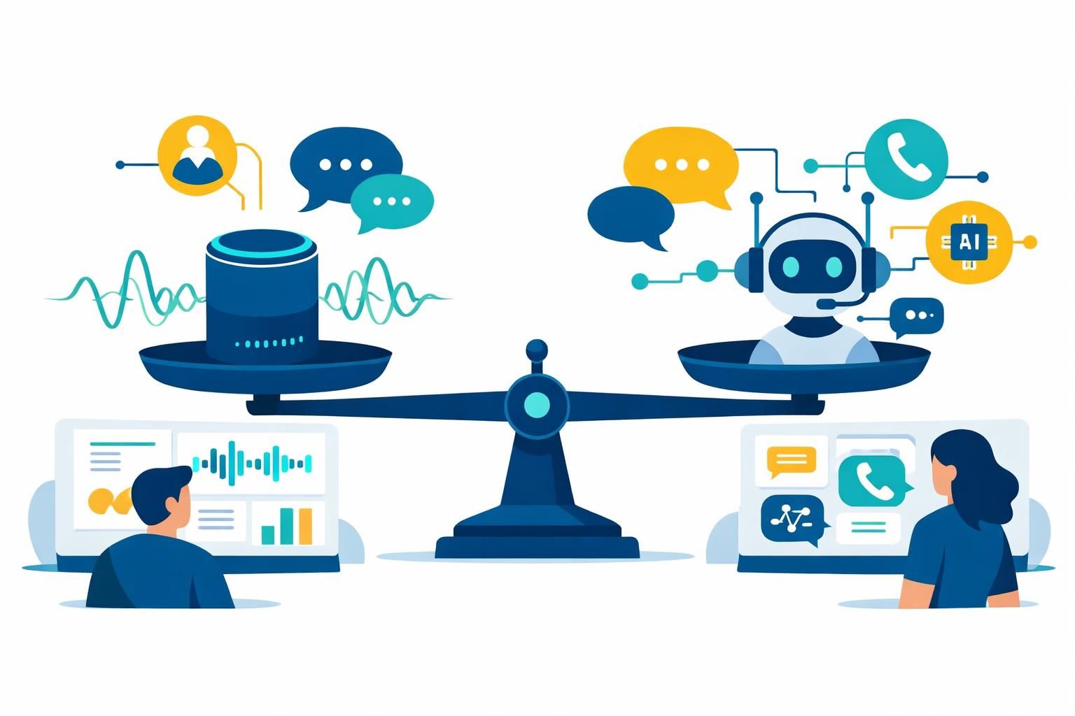 découvrez notre comparatif 2026 entre talkr et voxibot, les callbots omnicanaux pour optimiser la gestion de vos communications client.