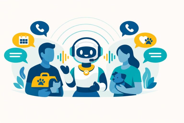 callbot vétérinaire : automatisez la prise de rendez-vous et offrez des conseils personnalisés à vos clients grâce à notre solution intelligente, disponible 24h/24 pour améliorer la gestion de votre clinique vétérinaire.
