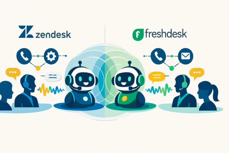 découvrez notre comparatif complet entre zendesk et freshdesk, les solutions de helpdesk intégrant des callbots pour optimiser votre support client.