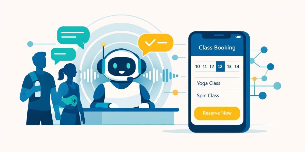 découvrez notre callbot dédié aux salles de sport pour faciliter vos inscriptions et réservations de cours rapidement et simplement.
