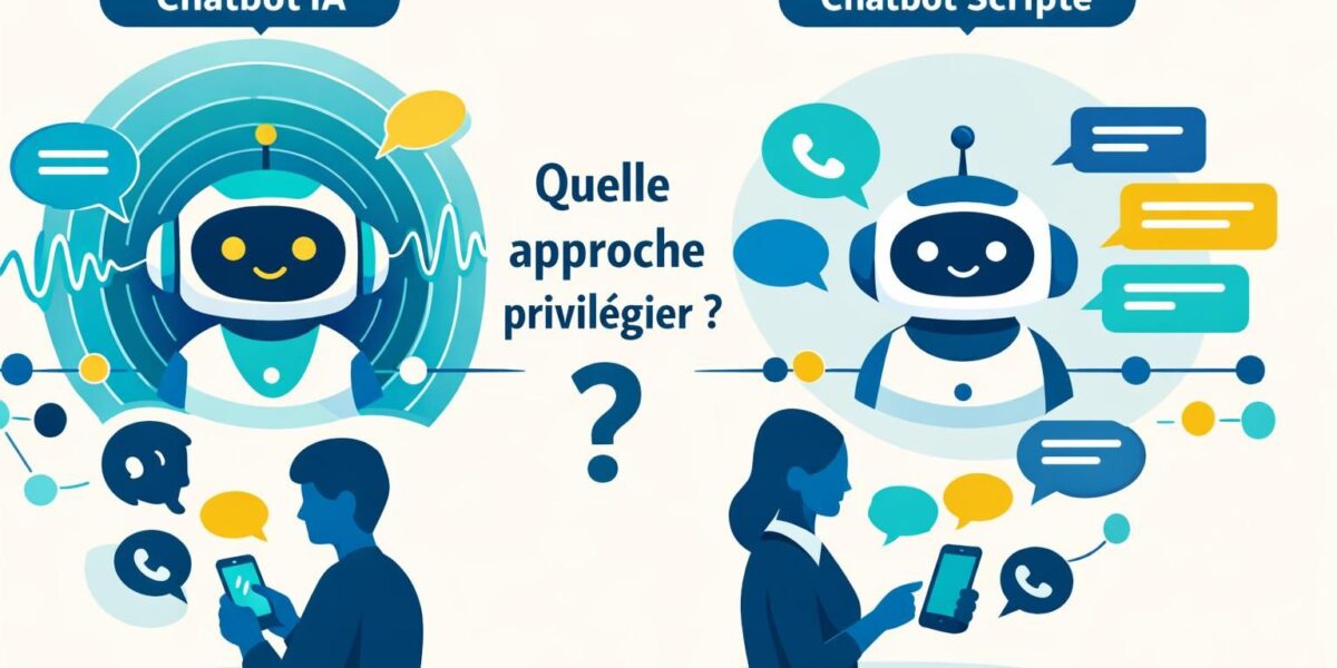 découvrez les différences entre chatbot ia et chatbot scriptée, leurs avantages et inconvénients, pour choisir l'approche la mieux adaptée à vos besoins.