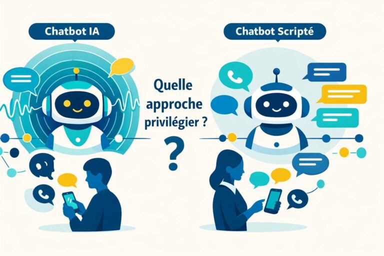découvrez les différences entre chatbot ia et chatbot scriptée, leurs avantages et inconvénients, pour choisir l'approche la mieux adaptée à vos besoins.