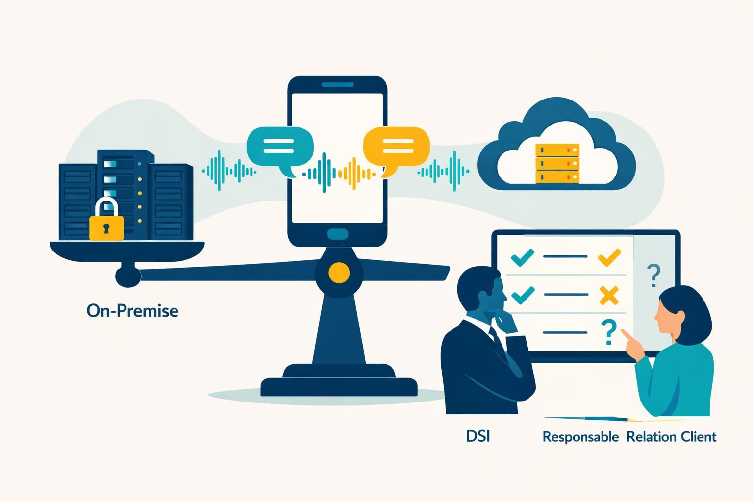 découvrez les avantages d'héberger votre callbot en cloud ou on-premise en 2026, pour optimiser performance, sécurité et coûts selon vos besoins.