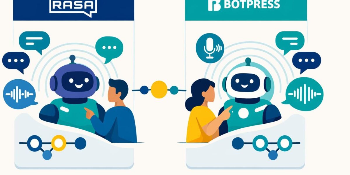 découvrez un comparatif détaillé entre rasa et botpress, deux frameworks open source populaires pour créer des chatbots intelligents et personnalisables.