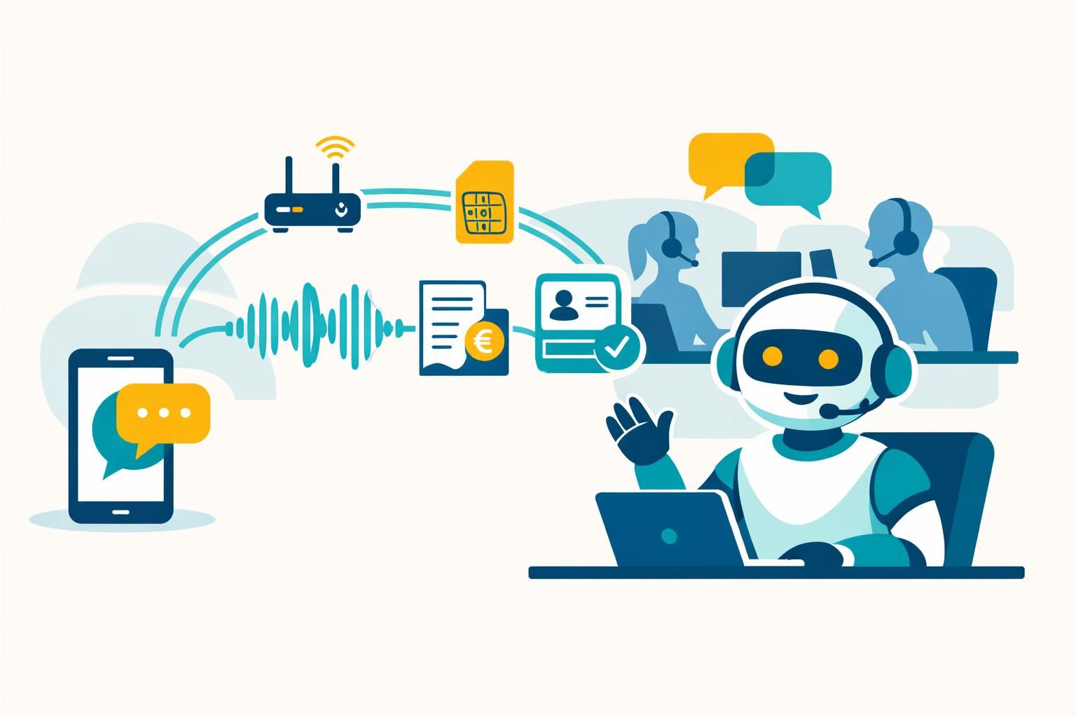 callbot télécom offre un support technique expert et une gestion efficace des abonnements pour une expérience client optimale.