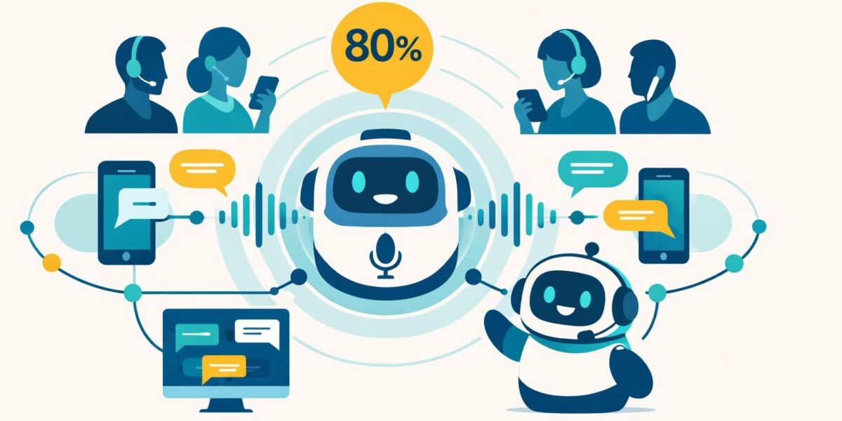 découvrez comment un centre d'appels basé sur l'ia peut automatiser jusqu'à 80% des demandes simples, améliorant ainsi l'efficacité et la satisfaction client.