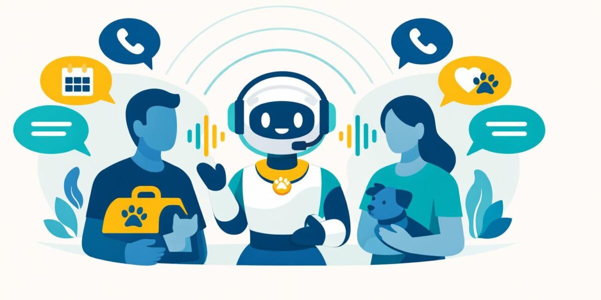 callbot vétérinaire : automatisez la prise de rendez-vous et offrez des conseils personnalisés à vos clients grâce à notre solution intelligente, disponible 24h/24 pour améliorer la gestion de votre clinique vétérinaire.