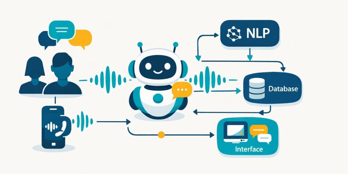 découvrez le schéma technique détaillé d'un agent conversationnel et comprenez l'architecture d'un chatbot pour optimiser ses performances et son interaction utilisateur.