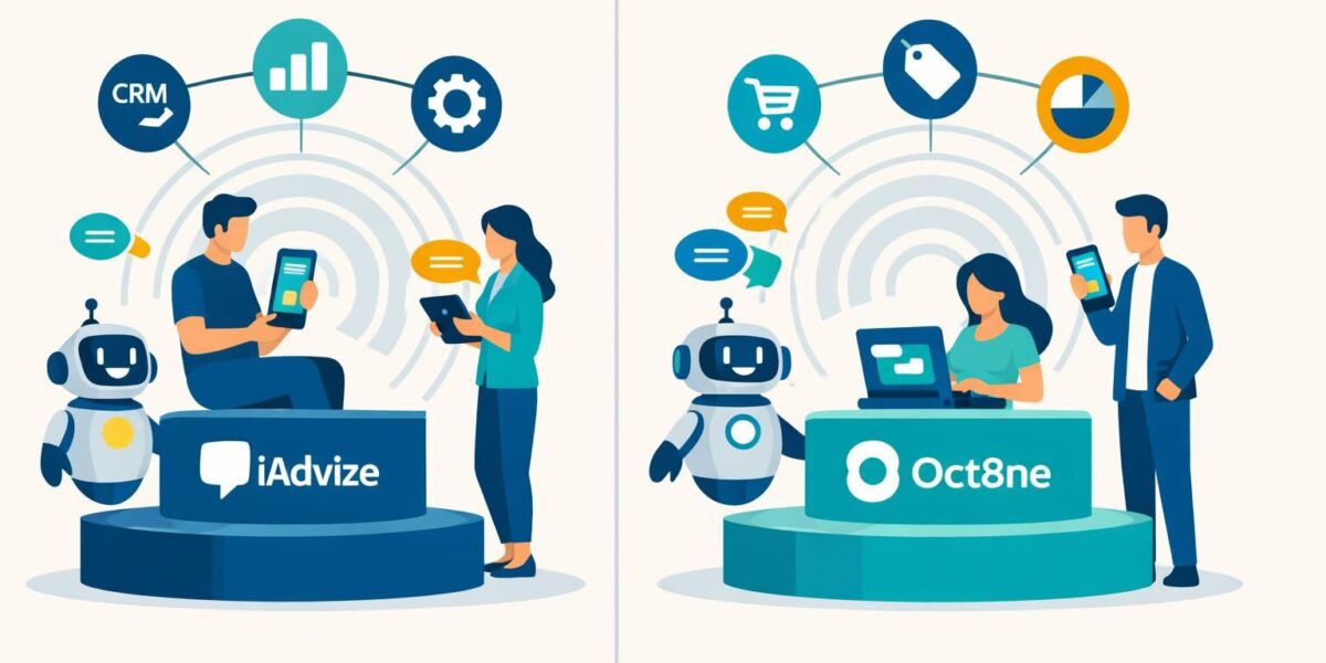 découvrez notre comparatif complet entre iadvize et oct8ne, deux solutions de chat commerce pour améliorer l'engagement client et booster vos ventes en ligne.